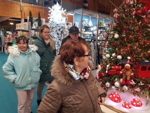 Une sortie pour les décorations de Noël